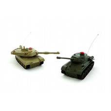 Радиоуправляемый танковый бой ИК M1A2 PK|Russia T-34