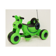 Электромотоцикл, цвет зелёный