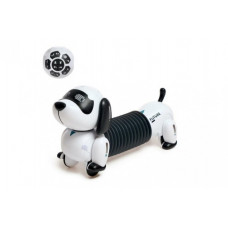 Интерактивная радиоуправляемая собака робот Такса (растягивается, световые и звуковые эффекты)